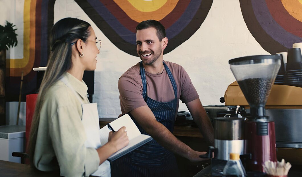 A barista certified through accredited barista training