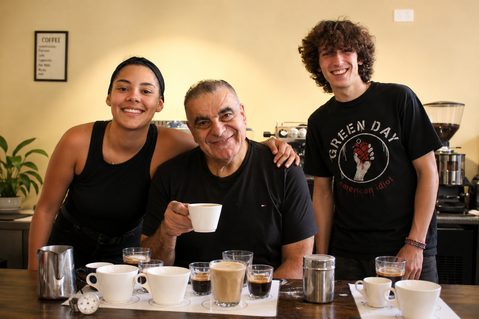 coffee school barista course group training